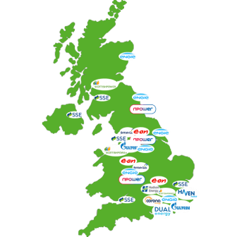 energy suppliers in England